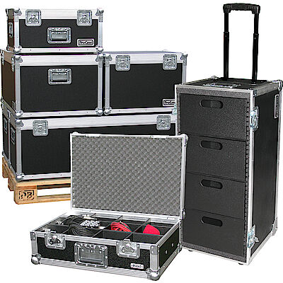 PackCases from ProCase offer numerous possibilities to transport equipment and accessories safely and tidily
