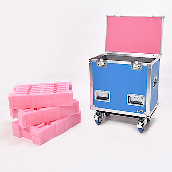 Flightcase für 30 Festplatten mit antistatischem Schaumstoff k05058006