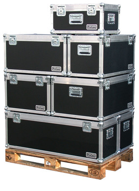 Transportcase 60x40cm Kabel Kiste Box Case Flightcase Zubehör Werkzeug Messebau 